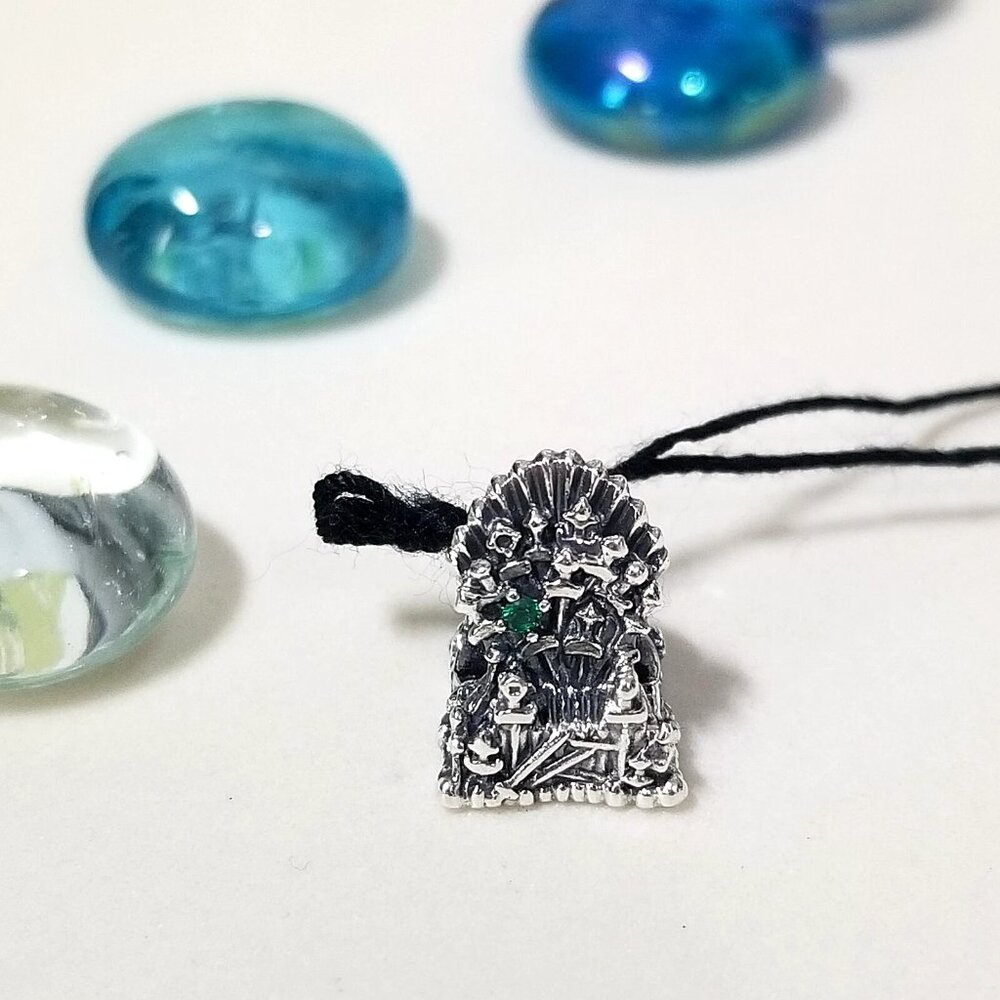 Authentic Pandora Game of Thrones Charm Iron Throne 925 Sterling Silver Bead